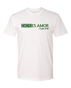 Short Sleeve Spanish God is Love / Dios es Amor  T Shirt